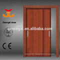 Natural interior solid wood single panel sliding door